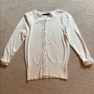 White cardigan or cover up